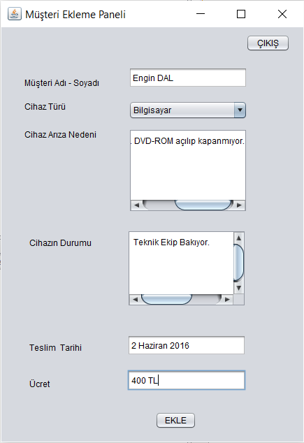 Ar�za Takip Otomas