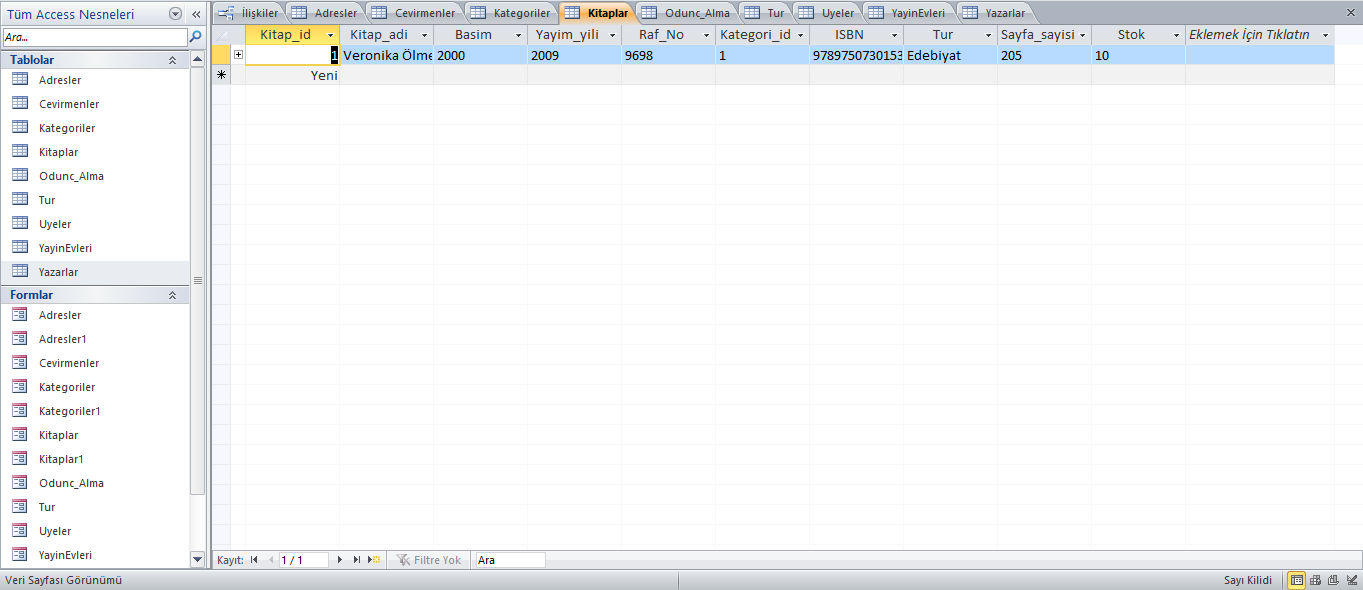 K�t�phane Otomasyo