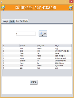 K�t�phane Otomasyonu
