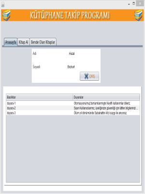 K�t�phane Otomasyonu