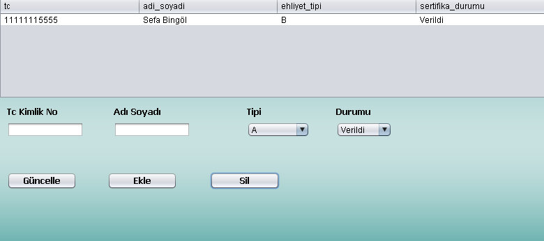 S�r�c� Kursu Otoma