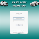 S�r�c� Kursu Otomasyonu